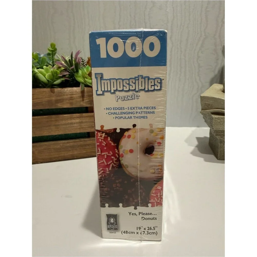 Impossibles Puzzle Yes, Please…Donuts 1000 Pieces New in Packaging
